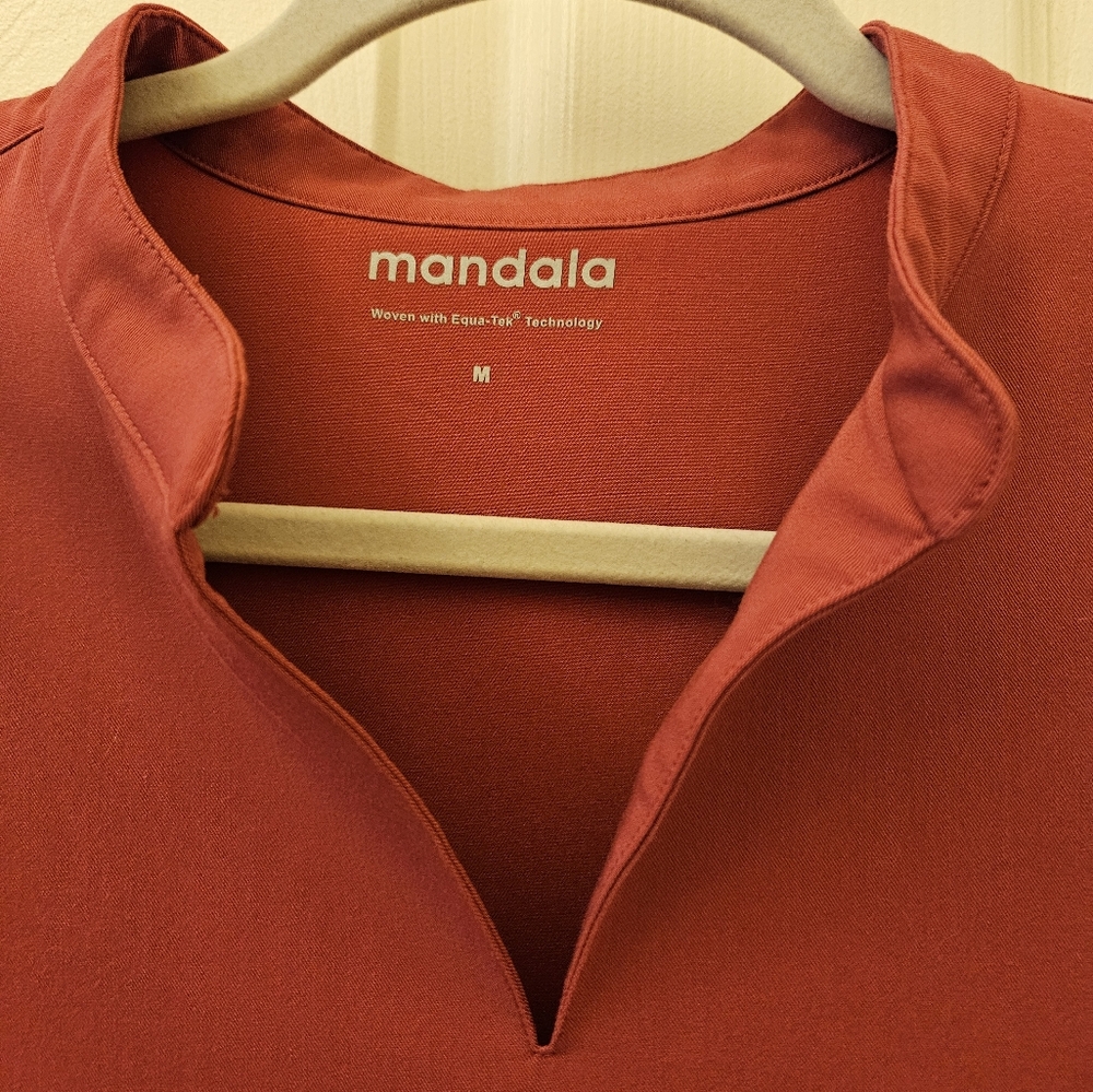Women's Orchid Pink, M, Tunic Scrub Top From Mandala, Scrubs - Picture 2 of 4